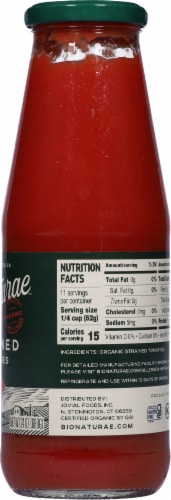 Bionaturae Organic Strained Tomatoes Perspective: right