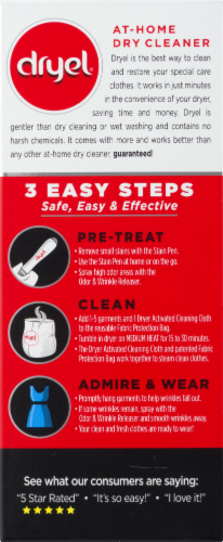 Dryel Home Dry Cleaning Refill Laundry Supplies Perspective: right