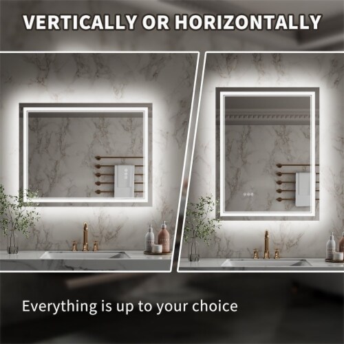 Led heated bathroom mirror hotsell