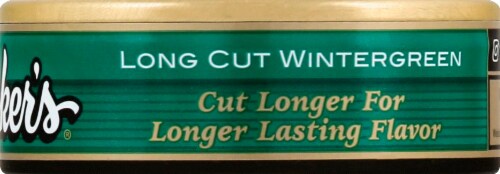 Stoker's Long Cut Wintergreen Snuff Perspective: right