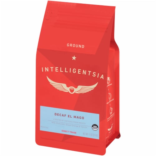 Intelligentsia Organic Decaf El Mago Ground Coffee Perspective: right