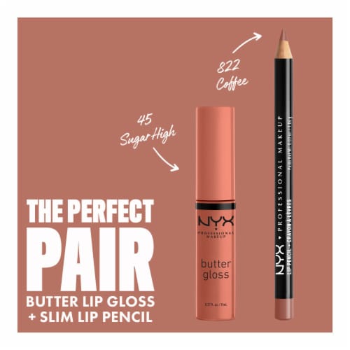 NYX Professional Makeup Butter Gloss 45 Sugar High Perspective: right