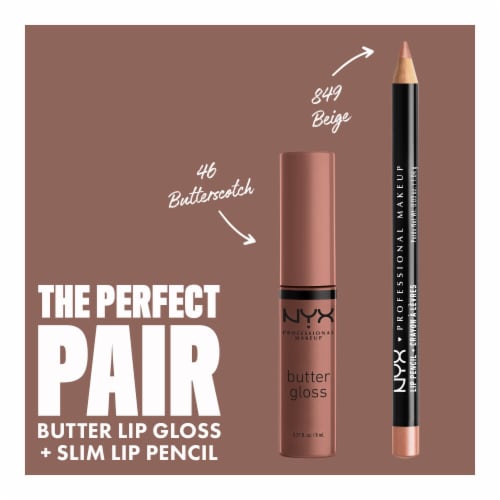 NYX Professional Makeup Butter Gloss 46 Butterscotch Perspective: right