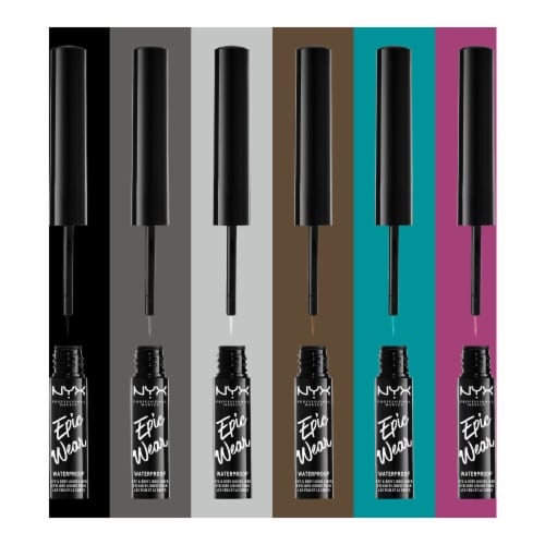 NYX Professional Makeup Epic Wear Metallic Liquid Eyeliner Waterproof 04 Brown Metal Perspective: right