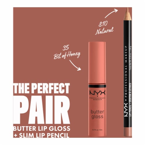 NYX Professional Makeup Slim Lip Pencil Lip Liner 810 Natural Perspective: right