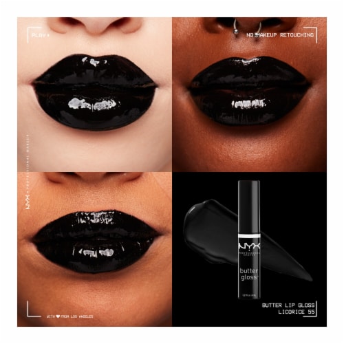 NYX Professional Makeup Butter Gloss 55 Licorice Perspective: right