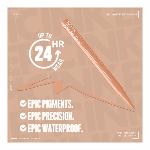 NYX Professional Makeup Epic Ink Liner Waterproof 06 Lil Toasty Perspective: right