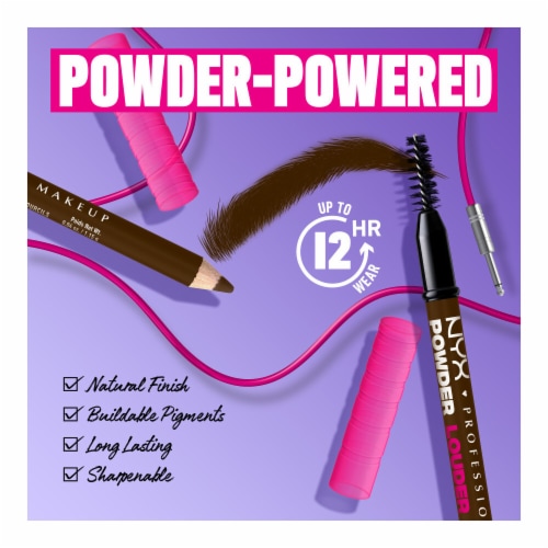 NYX Professional Makeup Powder Louder Brow Pencil 07 Espresso Perspective: right