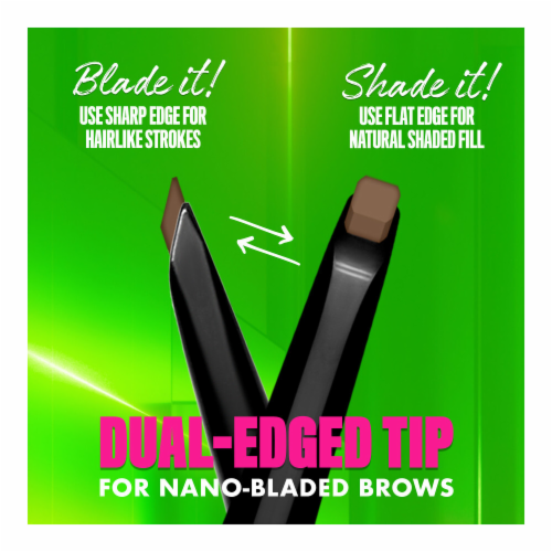 NYX Professional Makeup Blade and Shade Nano Brow Pencil 04 Taupe Perspective: right