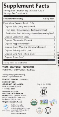 Organic India Tulsi Sleep Tea Perspective: right