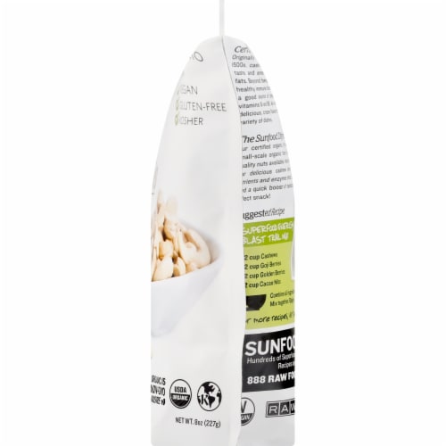 Sunfood Raw Organic Whole Cashews Perspective: right