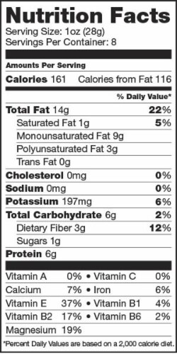 Sunfood Raw Organic Heirloom Almonds Perspective: right