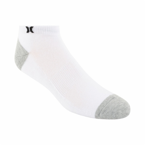 Hurley Men's Low Cut Socks Multipack - White Perspective: right
