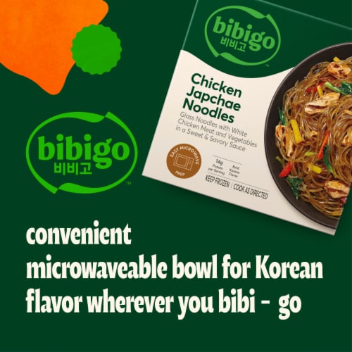 Bibigo Chicken & Vegetable Japchae Noodles Perspective: right