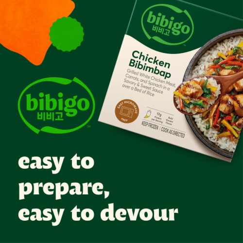 Bibigo Chicken & Vegetable Bibimbap Perspective: right