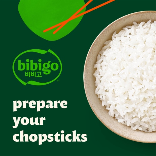 Bibigo Cooked Sticky White Rice Perspective: right