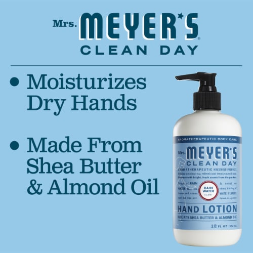 Mrs. Meyer's Clean Day® Rain Water Scent Hand Lotion Perspective: right