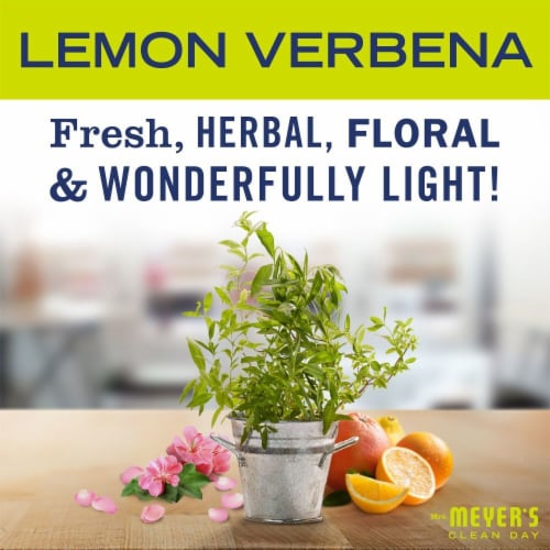 Mrs. Meyer's Clean Day Lemon Verbena Multi-Surface Everyday Cleaner Bottle Perspective: right
