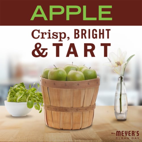 Mrs. Meyer's Clean Day Hand Soap, Apple, Made Without Parabens or Phthalates Perspective: right