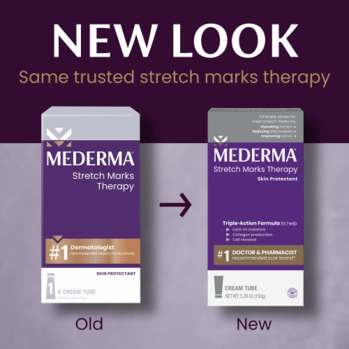 Mederma® Stretch Marks Therapy Skin Protectant Cream Perspective: right
