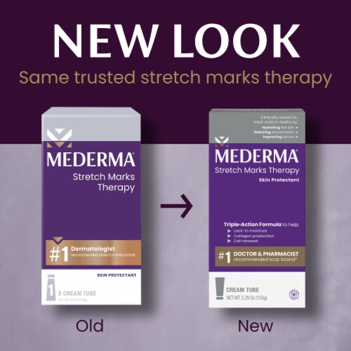 Mederma® Stretch Marks Therapy Skin Protectant Cream Perspective: right