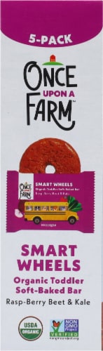 Once Upon a Farm™ Organic Smart Wheels Rasp-Berry Beet & Kale Perspective: right