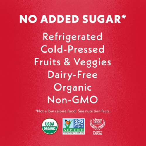 Once Upon A Farm™ Organic Dairy-Free Strawberry Banana Smoothie Perspective: right