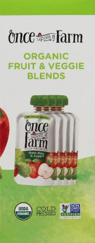 Once Upon A Farm Green Kale & Apple™ Pouch Perspective: right