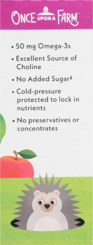Once Upon a Farm™ Smart Blend Bananas for Apples and Greens and Ras-Pear-Y Kale Organic Snack Pouch Perspective: right