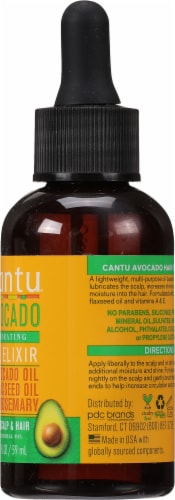 Cantu® Avocado Hydrating Hair Oil Elixir Perspective: right