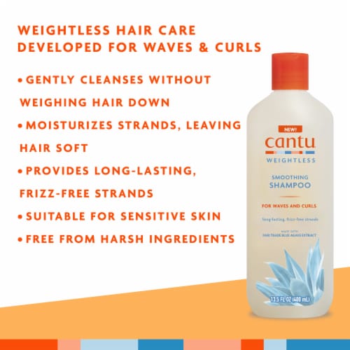 Cantu® Weightless Smoothing Shampoo Perspective: right