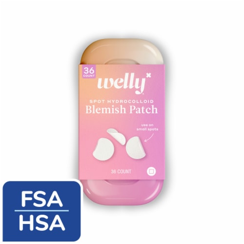 Welly® Face Saver Clear Spot Bandages Perspective: right