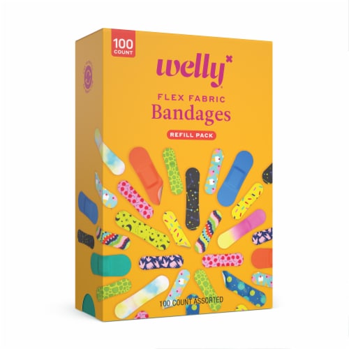 Welly® Assorted Flex Fabric Bandages Value Pack Perspective: right