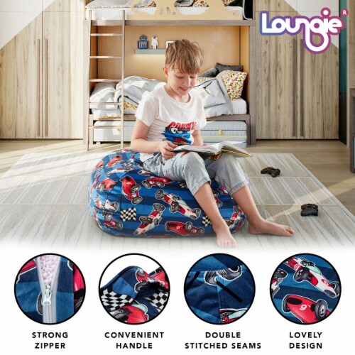 Race car bean bag chair online