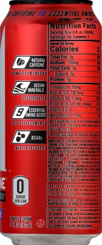 ASHOC Accelerator Fruit Punch Smart Energy Drink Can Perspective: right