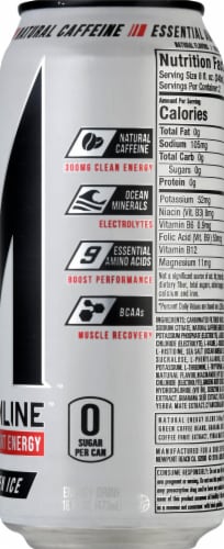 Adrenaline Shoc Frozen Ice Smart Energy Drink Perspective: right