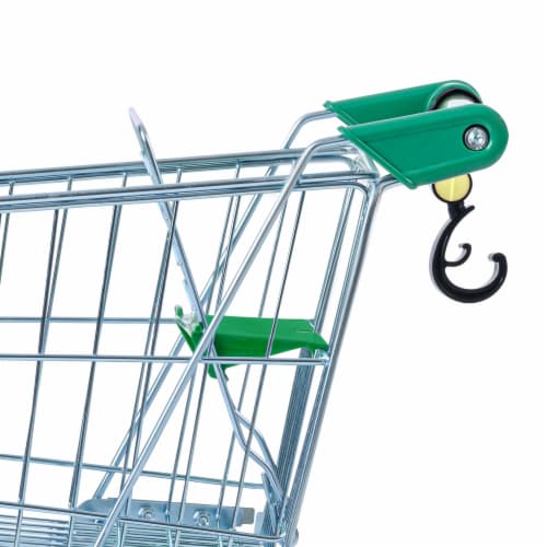 Teamson Kids Metal Supermarket Happy Shopping Cart Green TK M00002 1 Fry s Food Stores