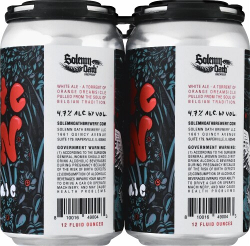 Solemn Oath White Van White Ale Perspective: right