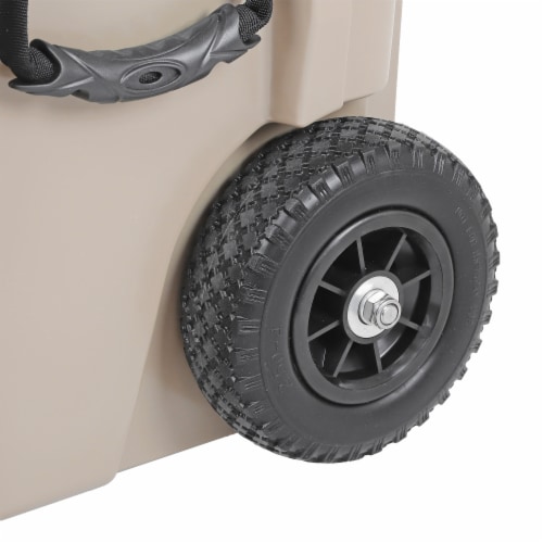 Xspec 45 Quart Towable Roto Molded Ice Chest Outdoor Cooler with Wheels,  Sand, 1 each - Kroger