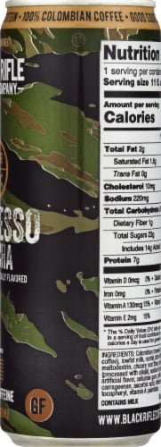 Black Rifle® Espresso Mocha Iced Coffee Can Perspective: right
