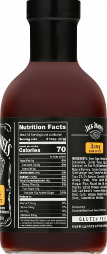 Jack Daniel's® Old No. 7 Honey BBQ Sauce Perspective: right
