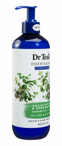 Dr Teal's Eucalyptus/Spearmint Volume & Bounce Conditioner Perspective: right