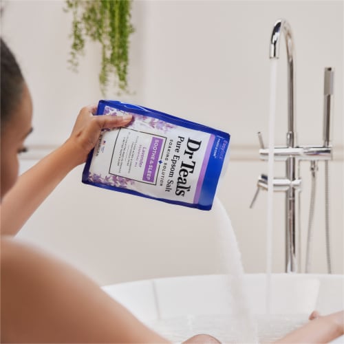 Dr Teal's® Soothe & Sleep Lavendar Pure Epsom Salt Perspective: right