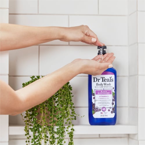 Dr Teal's® Vitamin D Black Elderberry Body Wash Perspective: right