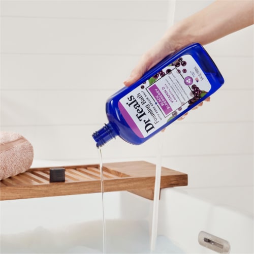 Dr Teal's® Vitamin D Black Elderberry with Epsom Salt Foaming Bath Perspective: right
