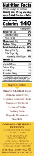 Simple Mills® Organic Chestnut Flour Pancake & Waffle Mix Perspective: right