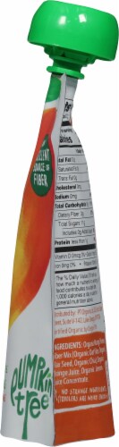 Pumpkin Tree™ Organic Mango Puree With Oat Fiber & Seeds + A Squeeze Of Orange Pouch Perspective: right
