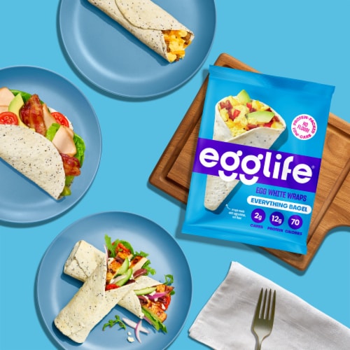 Egglife Everything Bagel Egg White Wraps Perspective: right