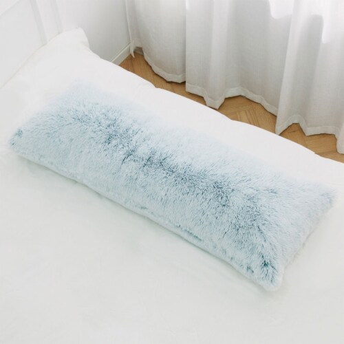 Cheer Collection Long Hair Shaggy Body Pillow 20  x 54 Perspective: right