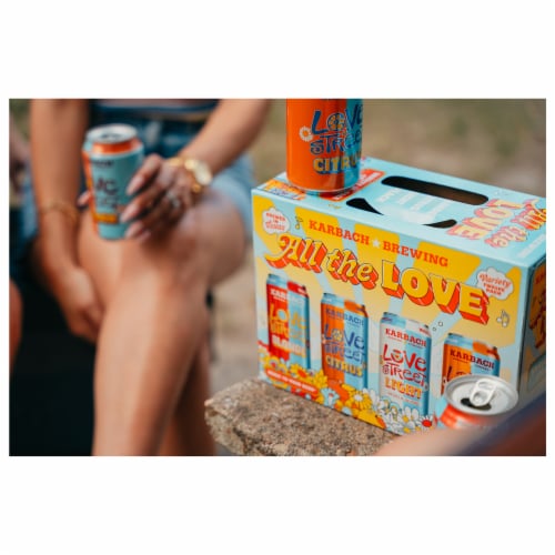 Karbach Brewing Company All the Love Beer Variety Twelve Pack 12 - 12 fl oz Cans Perspective: right